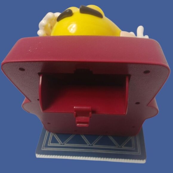 M&M Vtg Candy Dispenser Lazy Boy Recliner Toy With Bear Slippers - Picture 2 of 14